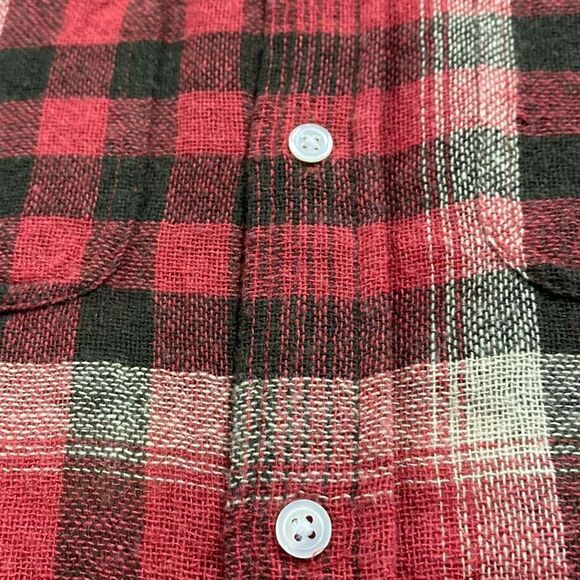 Polo Ralph Lauren Vintage Wool Cashmere Blend Plaid Button Down Flannel Shirt XS - Picture 14 of 15